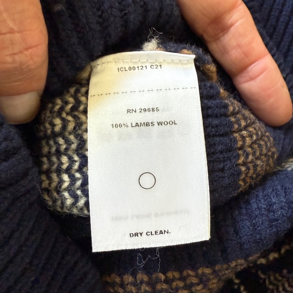 Pendleton Westerly Crewneck Sweater 100% lambs wool - Picture 6 of 6